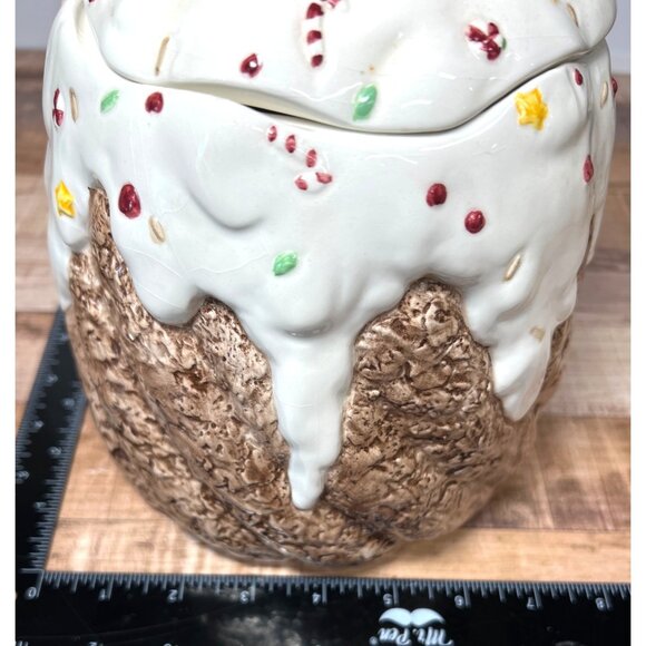 Nantucket Ceramic Christmas Cookie Jar - Picture 7 of 7